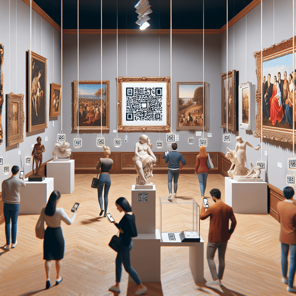QR Code Payments for Art Galleries