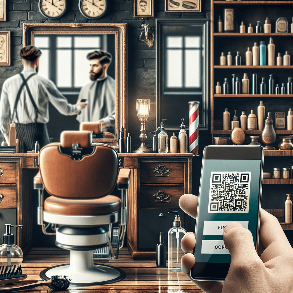 QR Code Payments for Barber Shops