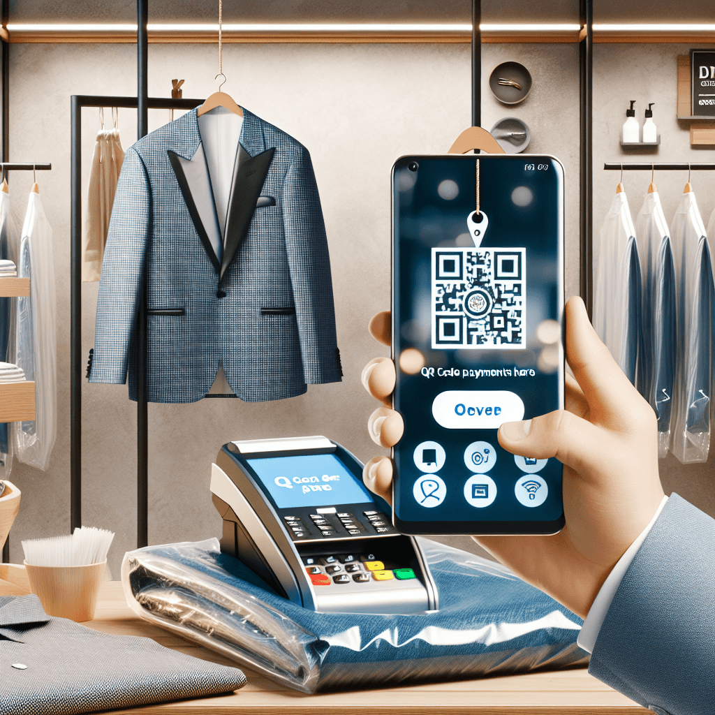 QR Code Payments for Dry Cleaners