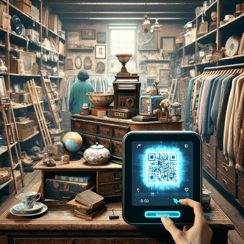 QR Code Payments for Thrift Stores